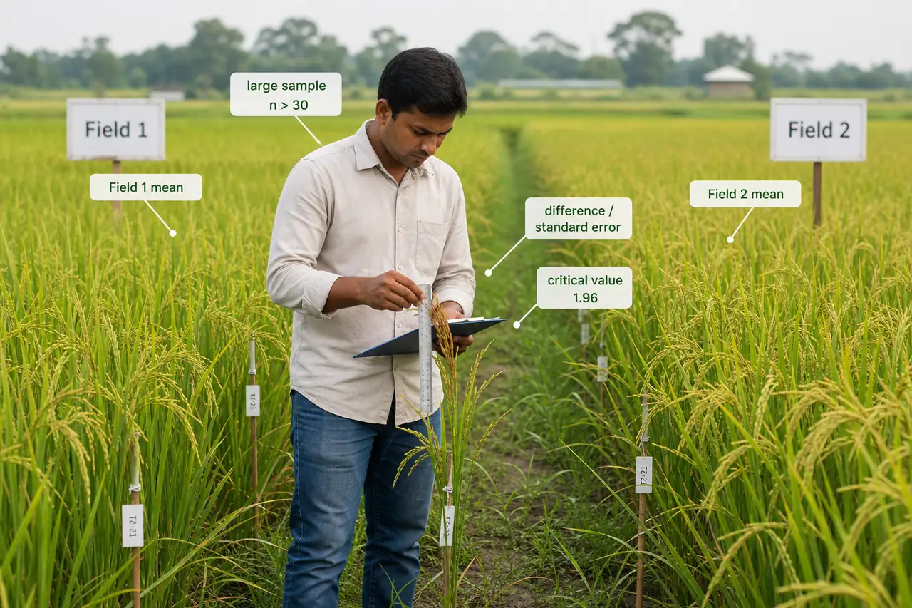 Experimental design planning for agricultural treatment studies