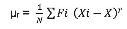 Central Moment Formula