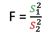 F-test formula