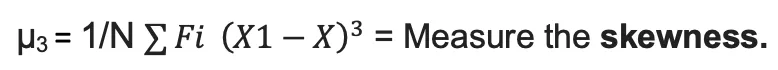 3rd Central Moment Formula