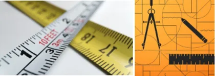 Forest mensuration showing measurement of tree diameter and height