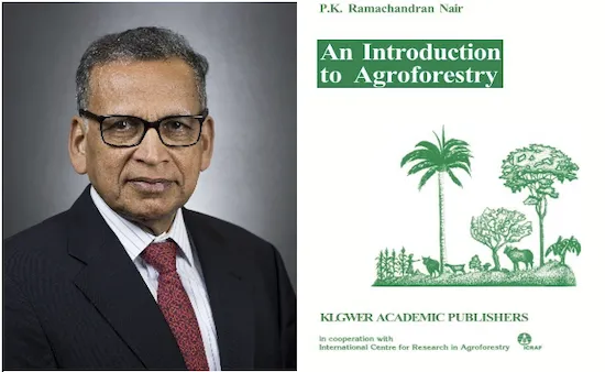 Portrait of P.K. Nair, the father of modern agroforestry who classified agroforestry systems in 1987