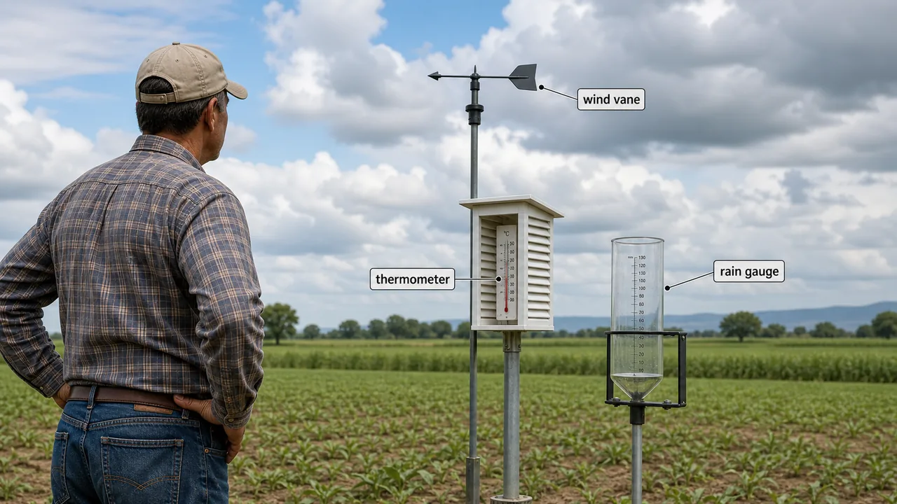 Why Meteorology Matters to a Farmer explained with a practical agricultural meteorology visual