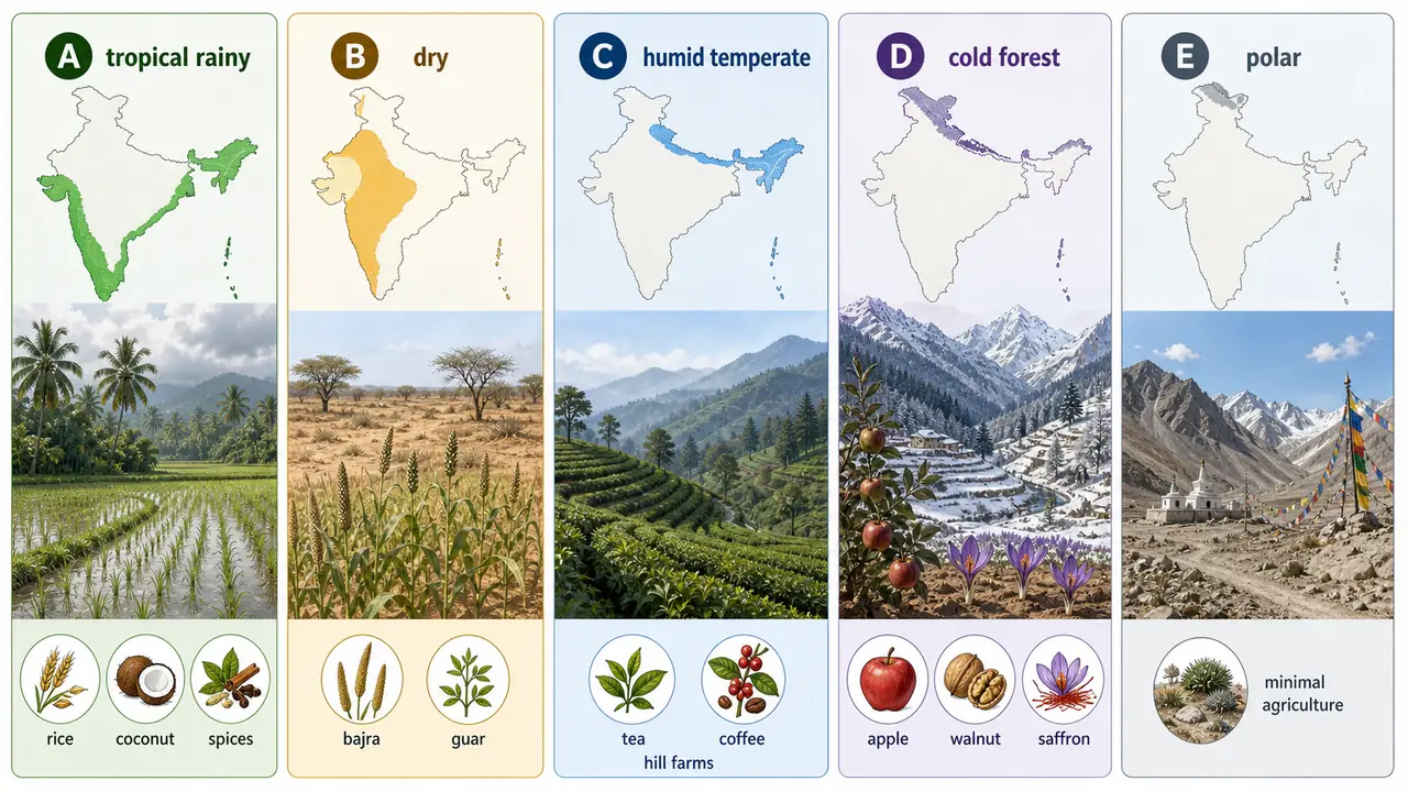 Climate Classification Systems explained with a practical agricultural meteorology visual