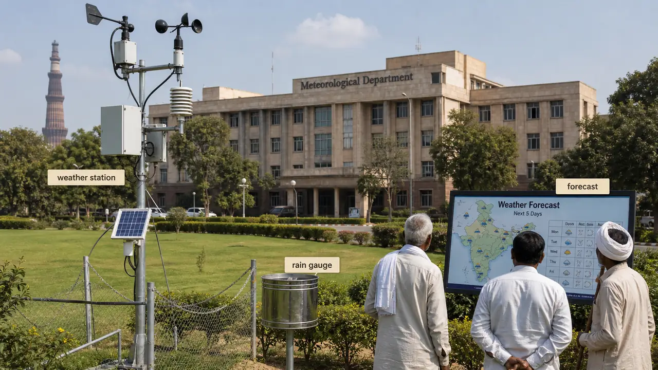Indian Meteorological Department headquarters and meteorological service identity