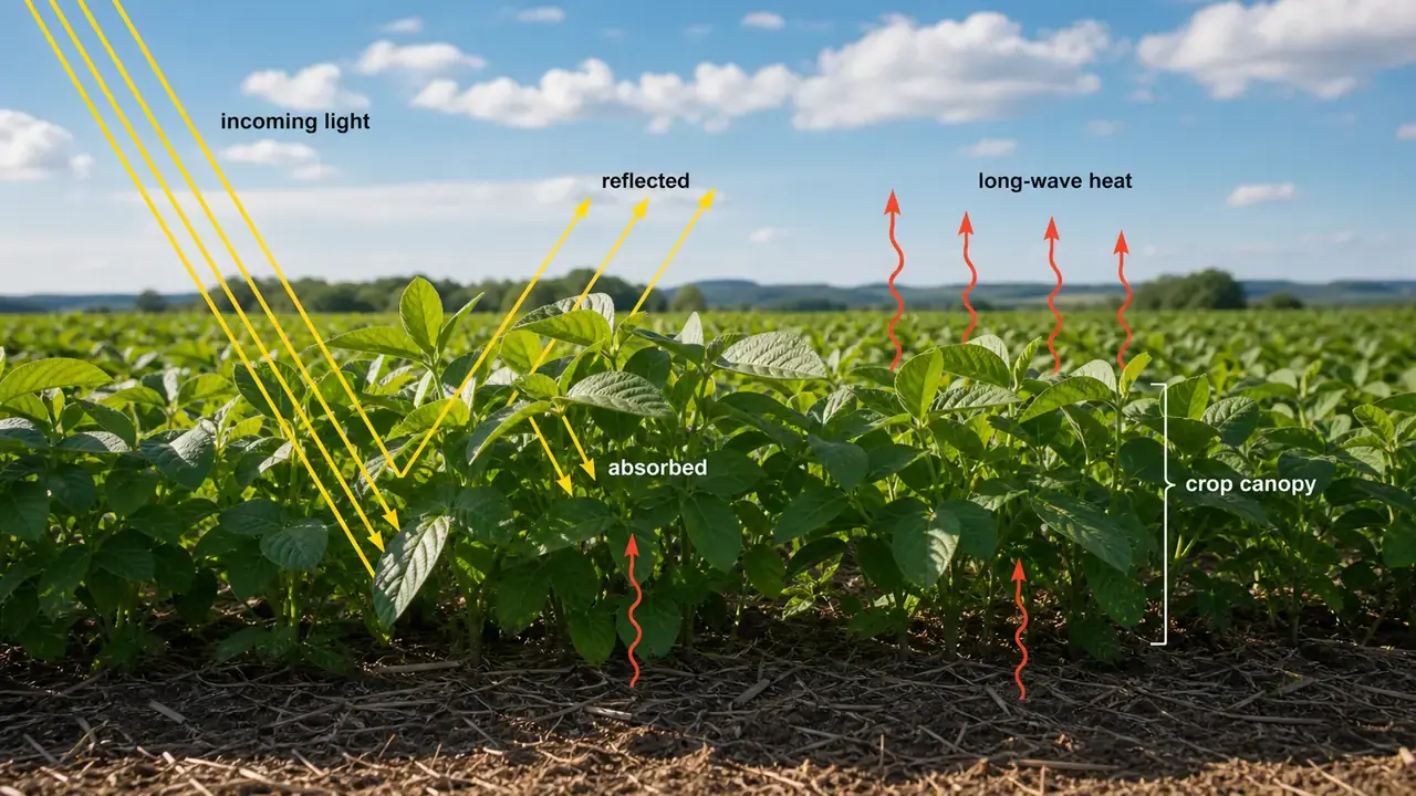 Why Solar Radiation Matters to Farmers explained with a practical agricultural meteorology visual