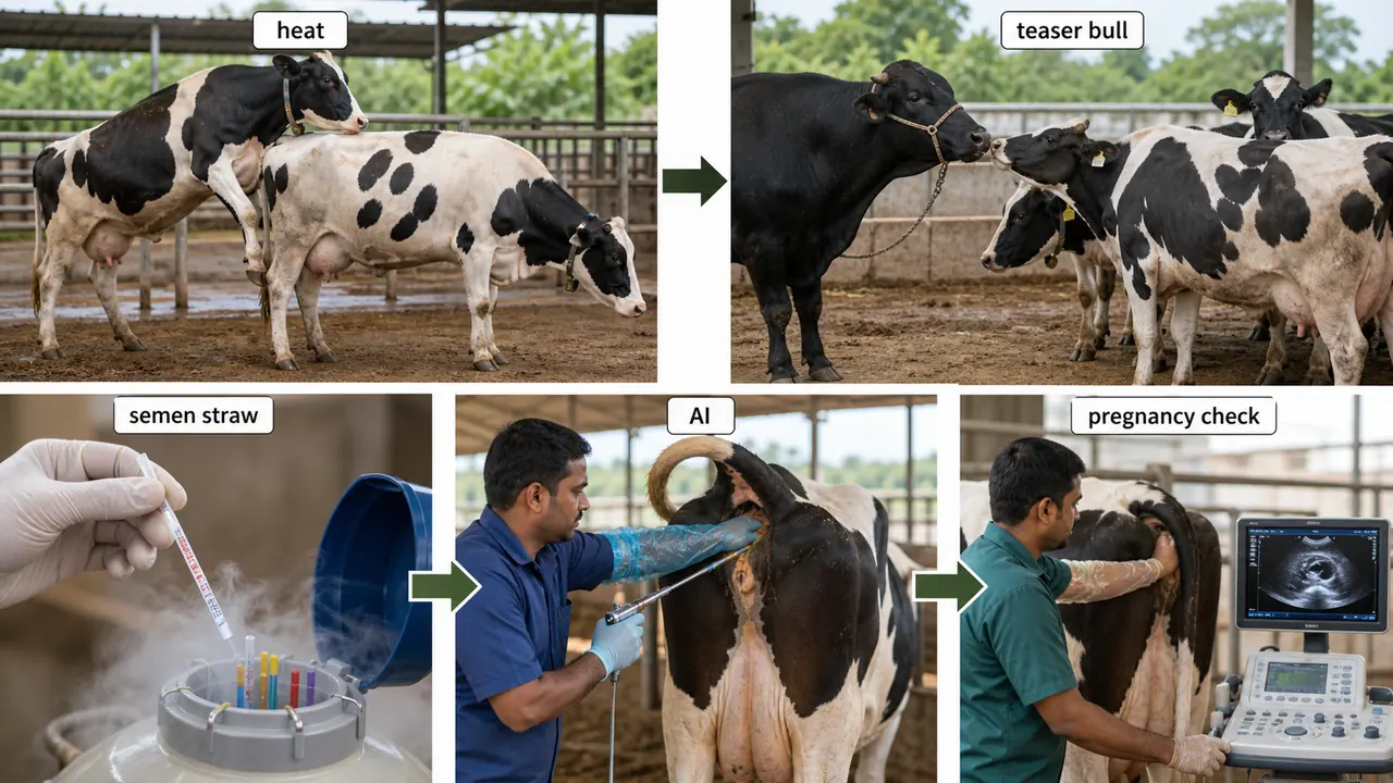 Supporting visual for Selection for Milk Production in the animal husbandry lesson