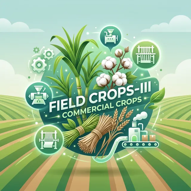 Field Crops-III (Commercial Crops)