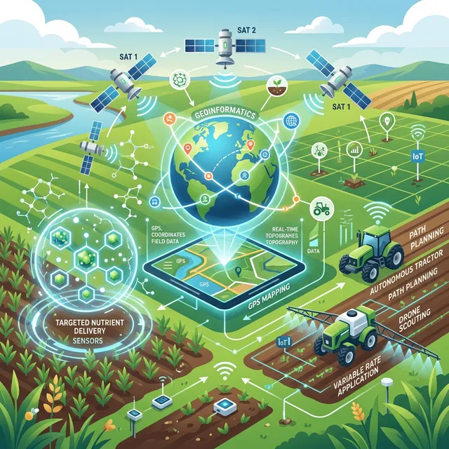 Geoinformatics, Nano-technology and Precision Farming