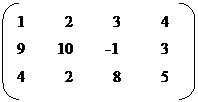 Double Bracket: 1 2 3 4 9 10 -1 3 4 2 8 5