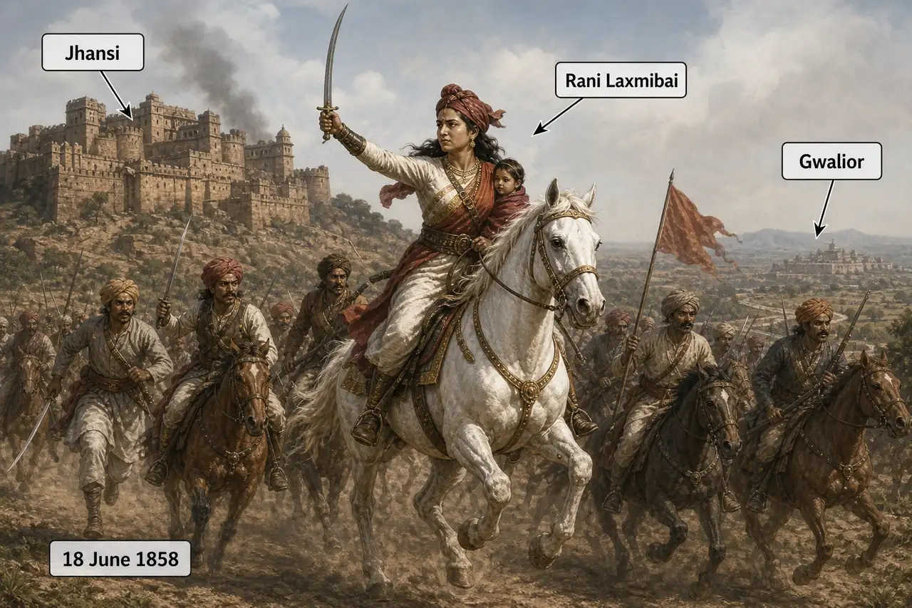Begum Hazrat Mahal during the Siege of the Lucknow Residency in 1857 with Birjis Qadr and rebel resistance in Awadh