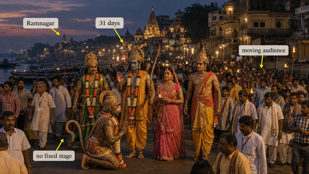 Ramnagar Ramlila in Varanasi as a major UNESCO intangible cultural heritage association from Uttar Pradesh