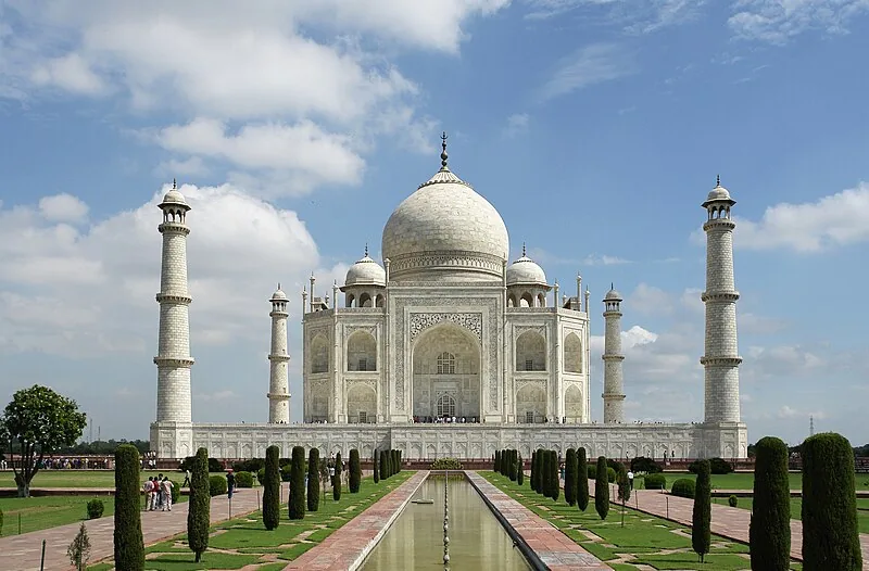 Taj Mahal — UNESCO World Heritage Site, built by Shah Jahan