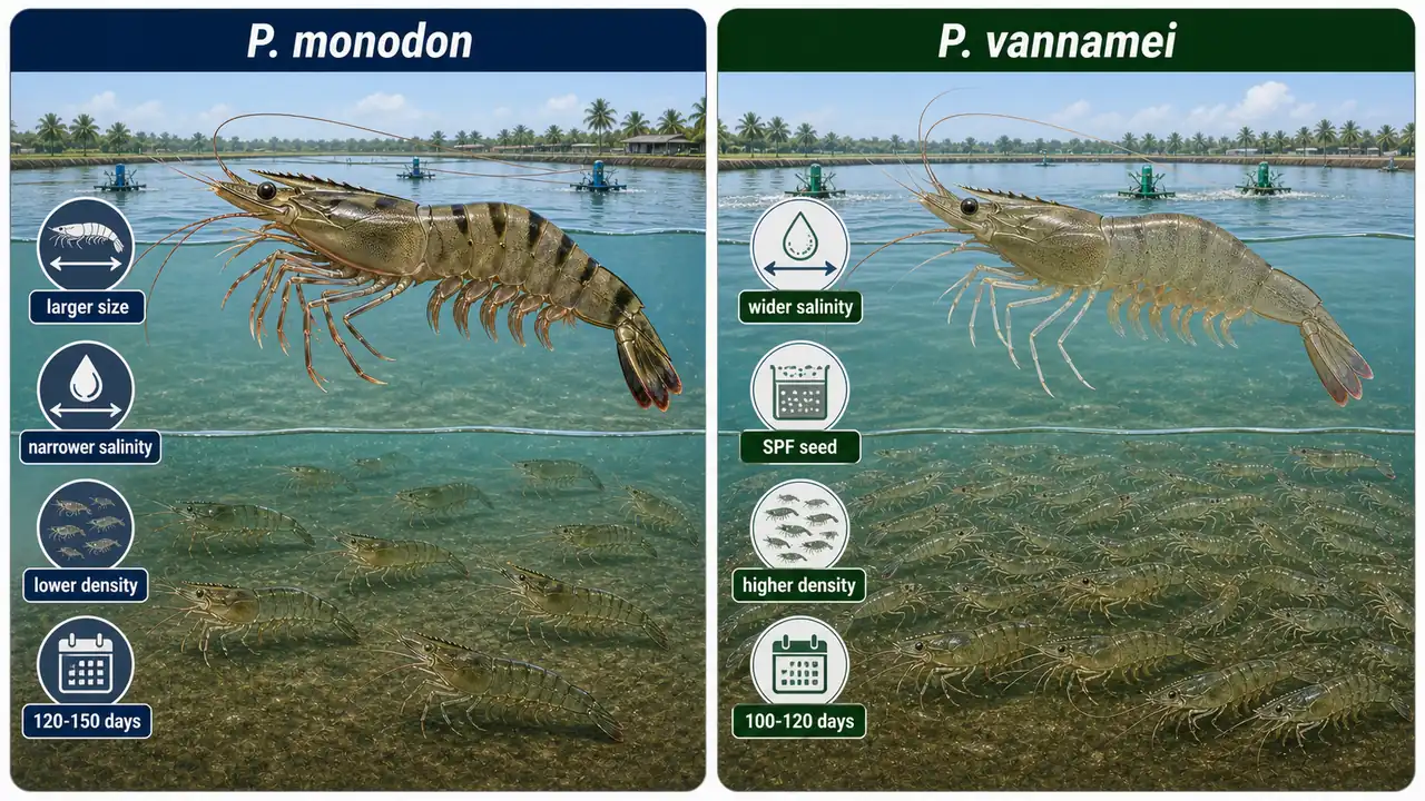 Lake trophic states comparison showing oligotrophic, mesotrophic, and eutrophic water bodies