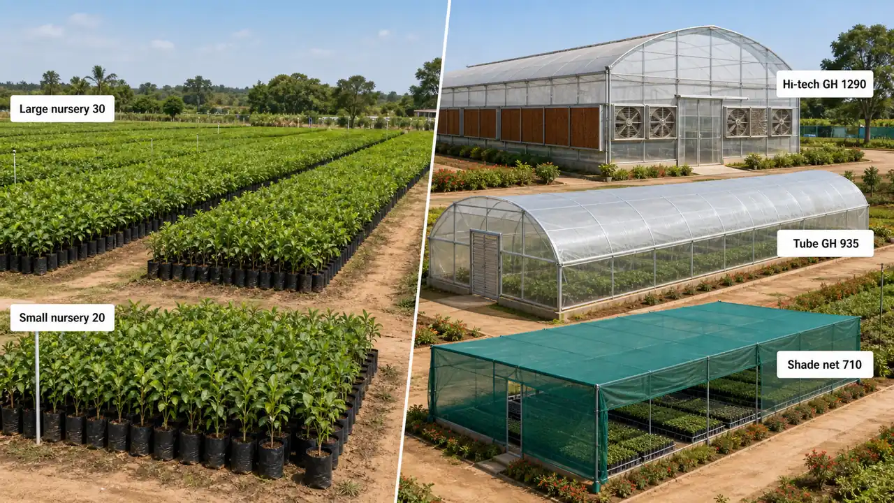 MIDH and NHM support norms for nurseries, greenhouse and shade net house