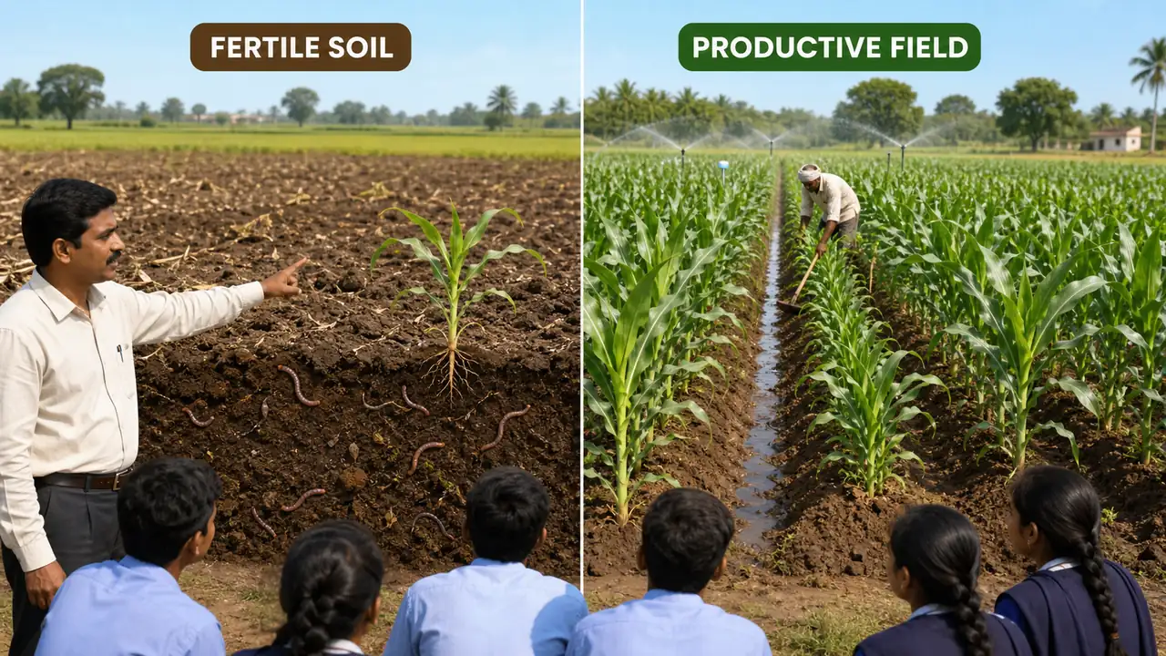 Soil fertility versus soil productivity comparison in Indian crop field
